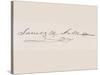 Signature of James Knox Polk-null-Stretched Canvas