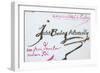 Signature of Jules-Amedee Barbey D'Aurevilly, 19th Century-Jules-Amedee Barbey d'Aurevilly-Framed Giclee Print