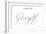 Signature of King George III-null-Framed Giclee Print