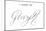 Signature of King George III-null-Mounted Giclee Print