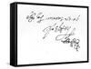 Signature of Lady Jane Grey-Lady Jane Grey-Framed Stretched Canvas