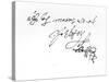 Signature of Lady Jane Grey-Lady Jane Grey-Stretched Canvas