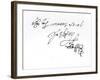 Signature of Lady Jane Grey-Lady Jane Grey-Framed Giclee Print