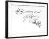 Signature of Lady Jane Grey-Lady Jane Grey-Framed Giclee Print