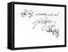 Signature of Lady Jane Grey-Lady Jane Grey-Framed Stretched Canvas