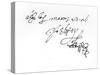 Signature of Lady Jane Grey-Lady Jane Grey-Stretched Canvas