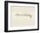 Signature of Ludvig Van Beethoven-Ludwig Van Beethoven-Framed Premium Giclee Print