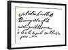 Signature of Napoleon Bonaparte from 1785, from "Napoleon" by Armand Dayot, Paris, 1895-null-Framed Giclee Print