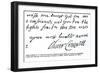 Signature of Oliver Cromwell-null-Framed Giclee Print