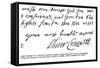 Signature of Oliver Cromwell-null-Framed Stretched Canvas