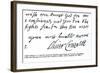 Signature of Oliver Cromwell-null-Framed Giclee Print