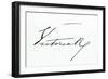 Signature of Queen Victoria-null-Framed Giclee Print