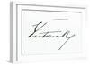 Signature of Queen Victoria-null-Framed Giclee Print