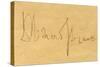 Signature of Richard Strauss-null-Stretched Canvas