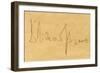 Signature of Richard Strauss-null-Framed Giclee Print