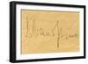 Signature of Richard Strauss-null-Framed Giclee Print