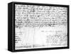 Signature of William Shakespeare, 1616-null-Framed Stretched Canvas