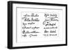 Signatures of the Pilgrim Fathers, 1620S-null-Framed Premium Giclee Print