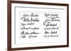 Signatures of the Pilgrim Fathers, 1620S-null-Framed Giclee Print