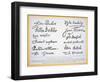 Signatures of the Pilgrim Fathers on the 'Mayflower Compact' of 1620 (Litho)-American-Framed Premium Giclee Print