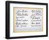 Signatures of the Pilgrim Fathers on the 'Mayflower Compact' of 1620 (Litho)-American-Framed Giclee Print