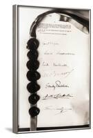 Signatures on Locarno Pact-null-Framed Photographic Print