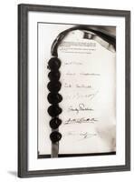 Signatures on Locarno Pact-null-Framed Photographic Print