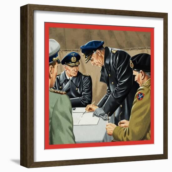 Signatures That Meant Surrender-John Keay-Framed Giclee Print