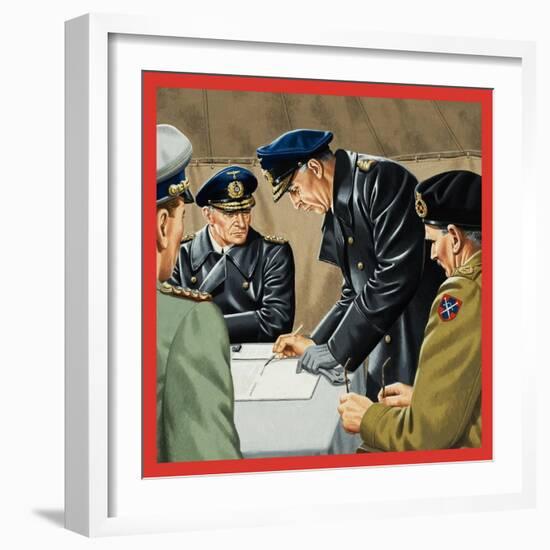 Signatures That Meant Surrender-John Keay-Framed Giclee Print