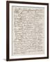 Signatures to the Declaration of Independence, 1776-American School-Framed Giclee Print