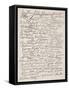 Signatures to the Declaration of Independence, 1776-American School-Framed Stretched Canvas