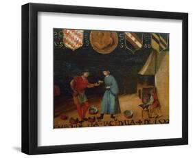 Signboard of Guild of Coppersmiths, Italy, 16th Century-null-Framed Giclee Print