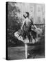 Signed Portrait of Russian Ballet Dancer Anna Pavlova Striking Pose on Stage at the Imperial Palace-null-Stretched Canvas