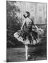 Signed Portrait of Russian Ballet Dancer Anna Pavlova Striking Pose on Stage at the Imperial Palace-null-Mounted Premium Photographic Print