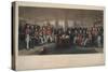 Signing and Sealing of the Treaty of Nanking, 1846-John Platt-Stretched Canvas