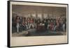 Signing and Sealing of the Treaty of Nanking, 1846-John Platt-Framed Stretched Canvas