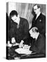 Signing of Financial Accord Between Britain and the Free French, Algiers, 8 February 1944-null-Stretched Canvas