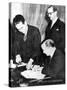 Signing of Financial Accord Between Britain and the Free French, Algiers, 8 February 1944-null-Stretched Canvas