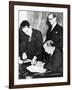 Signing of Financial Accord Between Britain and the Free French, Algiers, 8 February 1944-null-Framed Giclee Print