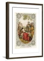 Signing of Magna Carta-English School-Framed Giclee Print