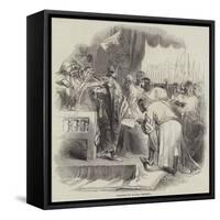 Signing of Magna Charta-null-Framed Stretched Canvas