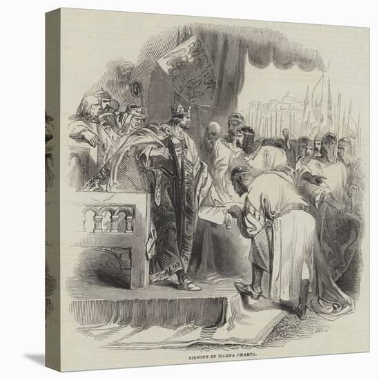 Signing of Magna Charta-null-Stretched Canvas