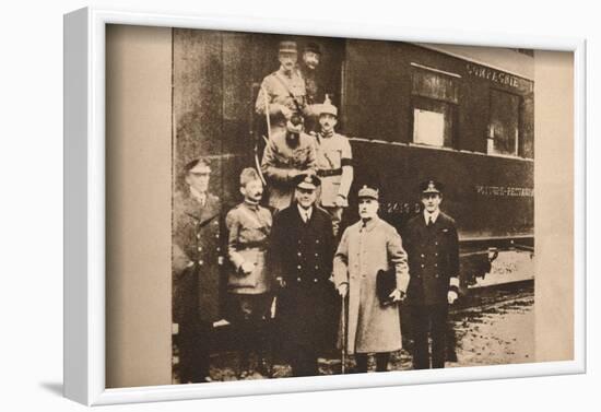 Signing of the Armistice to end the First World War, 11 November 1918 (1935)-Unknown-Framed Photographic Print