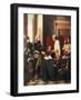Signing of the Convention of Alexandria after the French Victory at the Battle of Marengo-Michel-martin Drolling-Framed Giclee Print