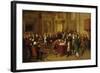 Signing of the Declaration of Independence-Arturo Michelena-Framed Giclee Print