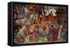 Signing of the Magna Carta, 1215-Charles Sims-Framed Stretched Canvas
