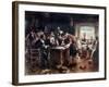 Signing of the Mayflower Compact-Edward Moran-Framed Giclee Print