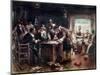 Signing of the Mayflower Compact-Edward Moran-Mounted Giclee Print