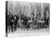 Signing of the Peace Treaty, Spainsh-American War-null-Stretched Canvas