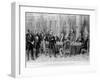 Signing of the Peace Treaty, Spainsh-American War-null-Framed Giclee Print